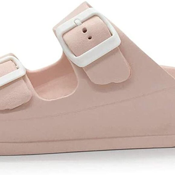 Women's Comfort Slides Double Buckle Adjustable - Picture 5 of 8